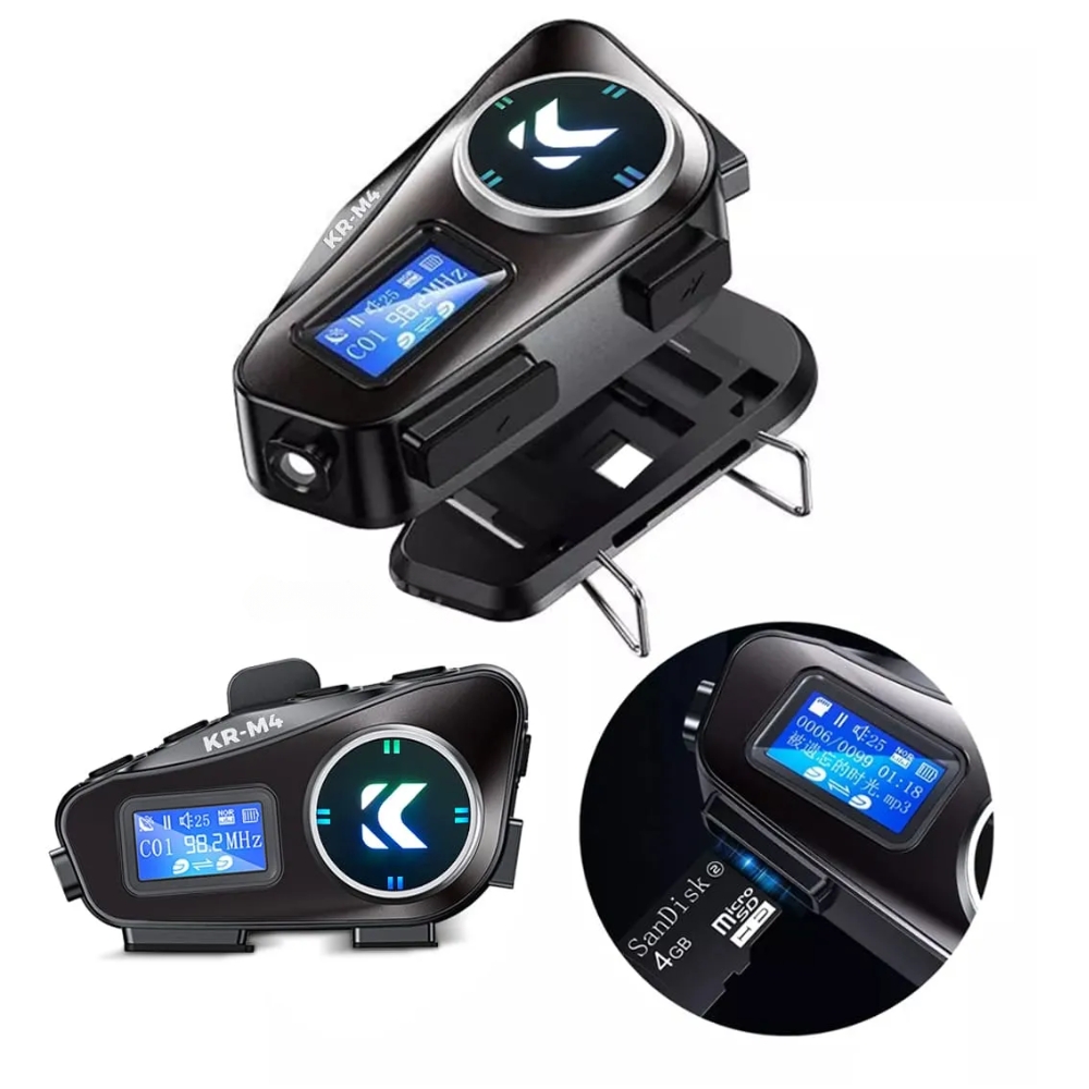 Intercomunicador Bluetooth KR-M4 Radio
